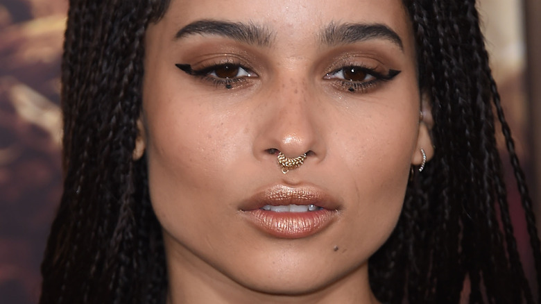 Zoe Kravitz on the red carpet