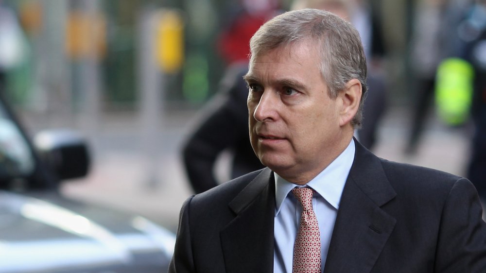 Prince Andrew at the Headquarters of CrossRail in Canary Wharf in 2011