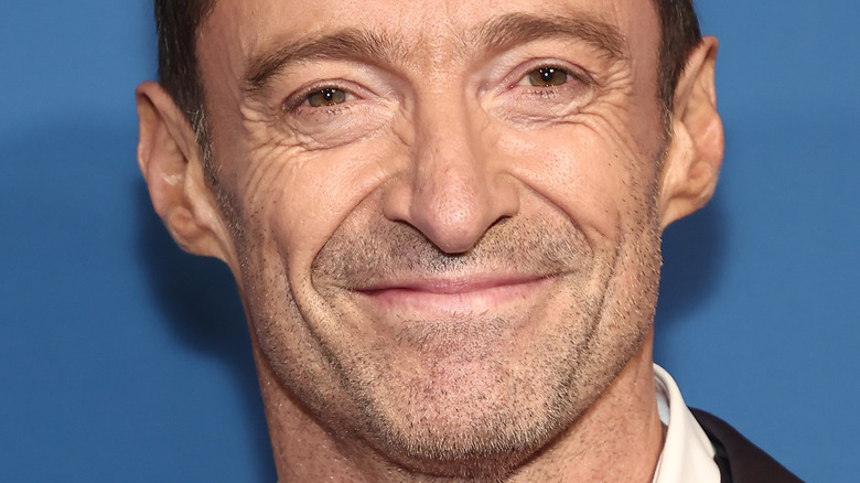 Hugh Jackman smiling