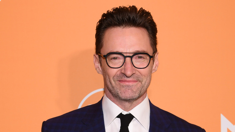 Hugh Jackman on the red carpet.