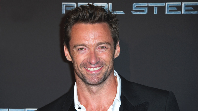 hugh jackman smiling