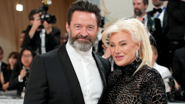Hugh Jackman and Deborra-Lee Furness on the red carpet