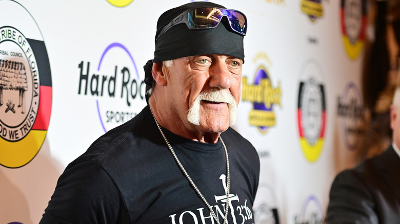 Hulk Hogan pictured on the red carpet.