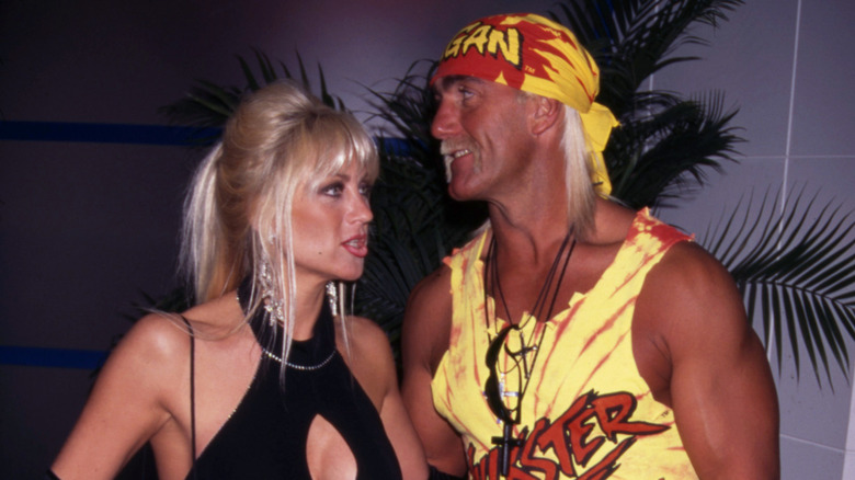 Linda Hogan and Hulk Hogan at the 1996 N.A.T.P.E. Conventionin