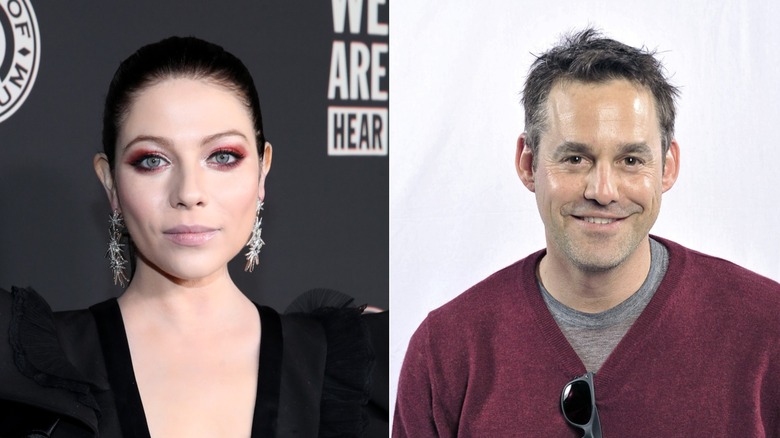 Michelle Trachtenberg and Nicholas Brendon