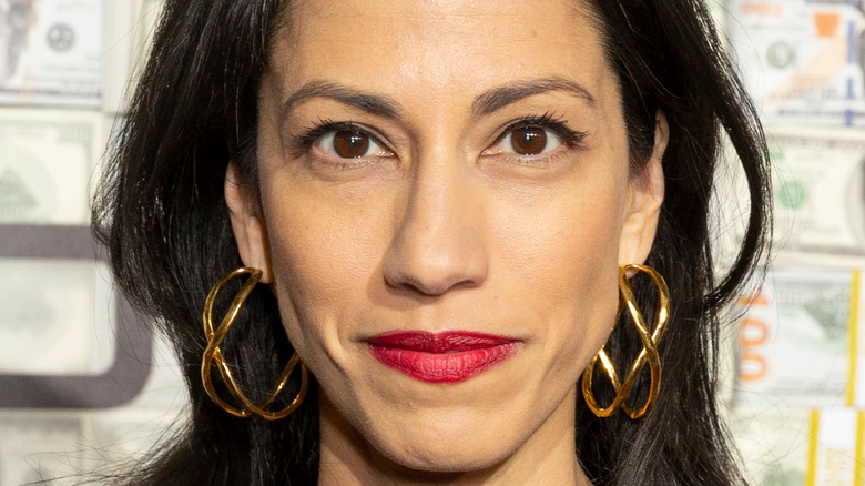 Huma Abedin smiling softly