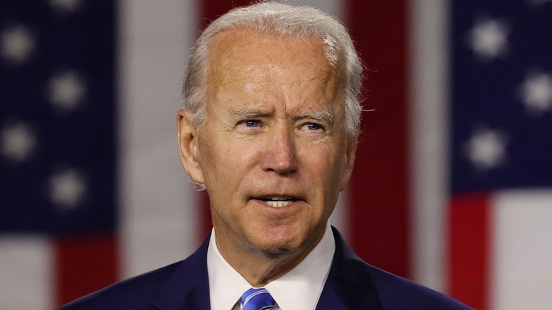 Joe Biden making a speech
