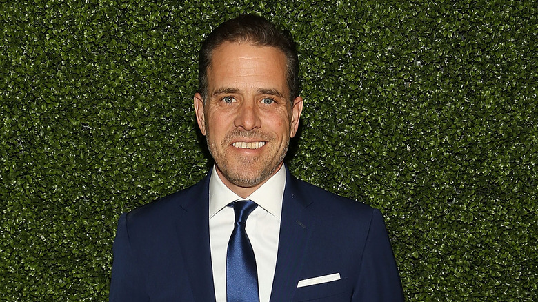 Hunter Biden in suit smiling