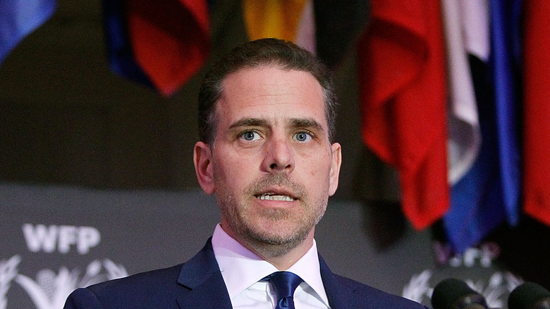 Hunter Biden at a podium