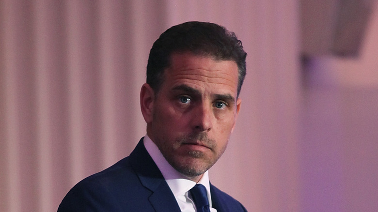 Hunter Biden giving a speech