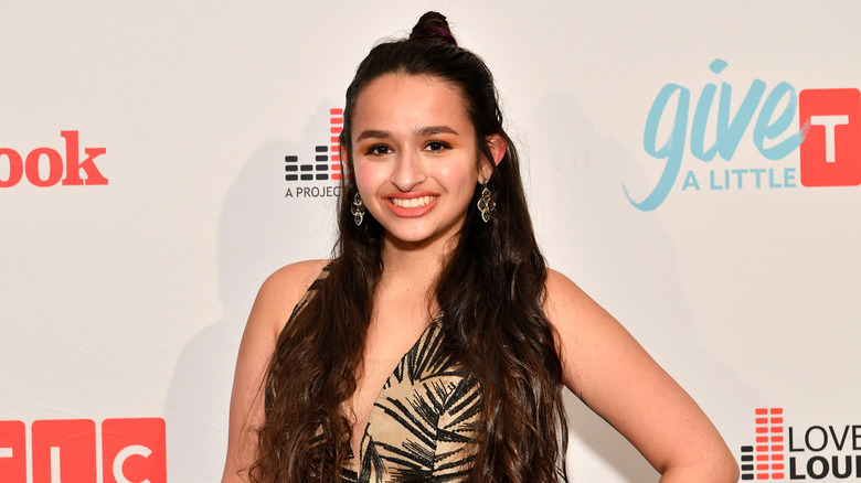 jazz jennings with hand on hip