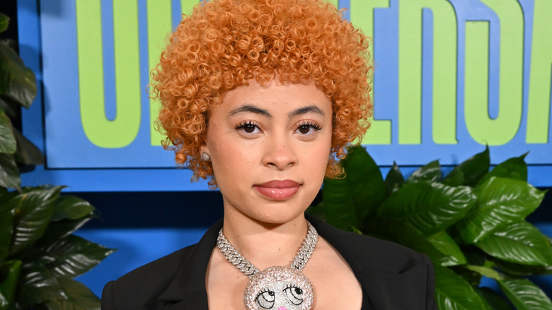 Ice Spice in Los Angeles in 2023 wearing blazer