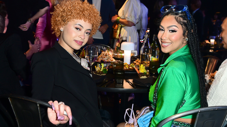 Ice Spice with Queen Naija in Los Angeles