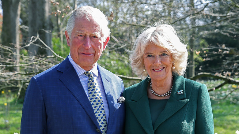 King Charles and Queen Camilla posing