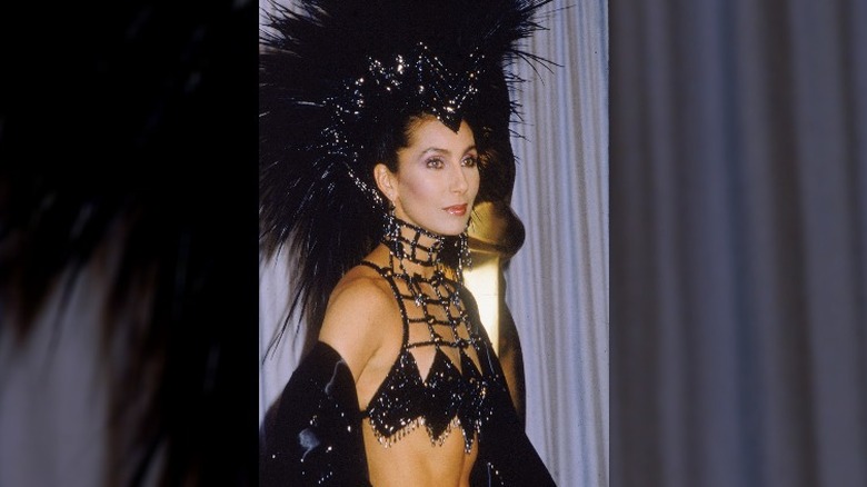 Cher in her 1986 Academy Awards outfit