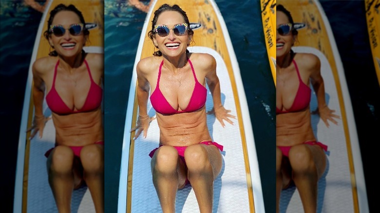 Giada De Laurentiis wearing a bikini