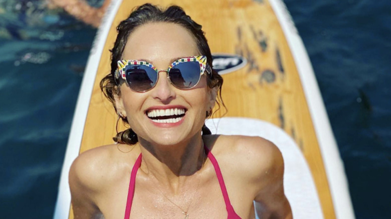 Giada De Laurentiis wearing a bikini