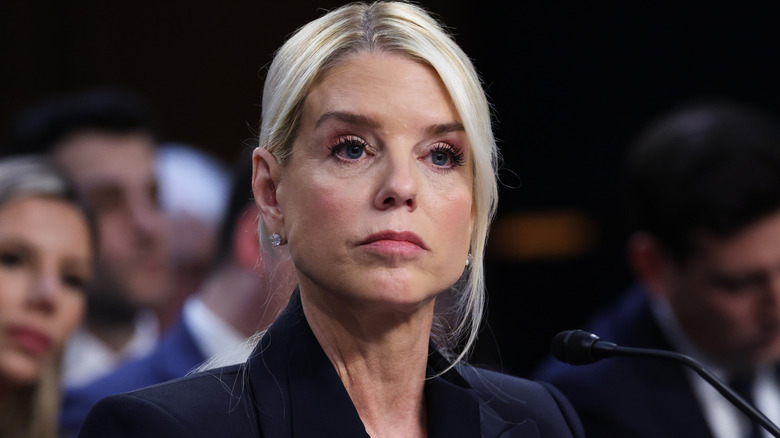 Pam Bondi testifying at senate