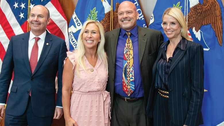 Pam Bondi and Dr Kirk Moore