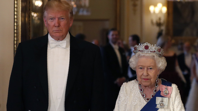 Donald Trump meets the Queen