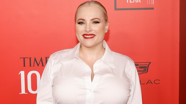 Meghan McCain wearing white