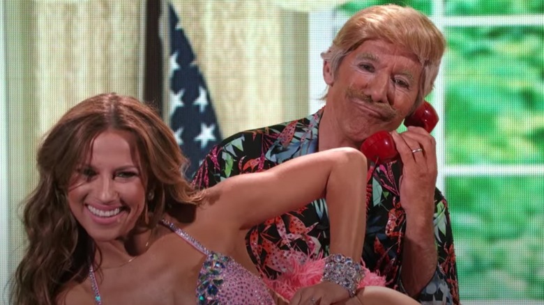 Geraldo Rivera dressed like Donald Trump