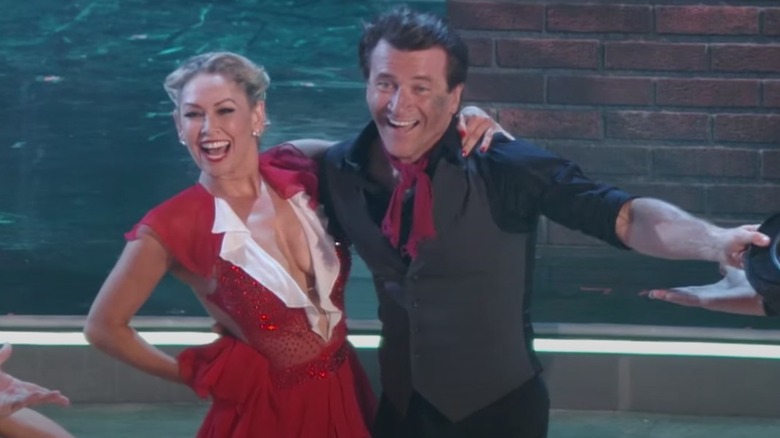 Kym Johnson dancing with Robert Herjavec