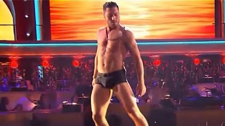 Val Chmerkovskiy dancing in Speedo