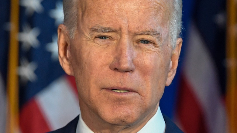Joe Biden giving a speech