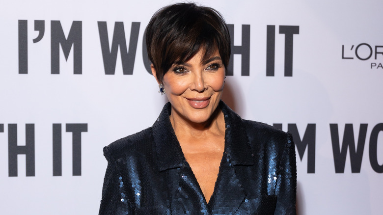 Kris Jenner posing