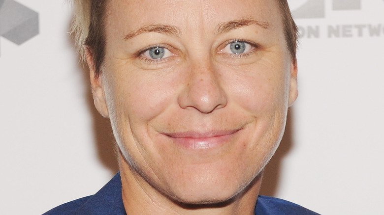 Abby Wambach posing