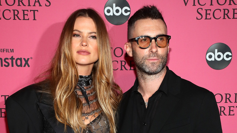 Behati Prinsloo and Adam Levine 