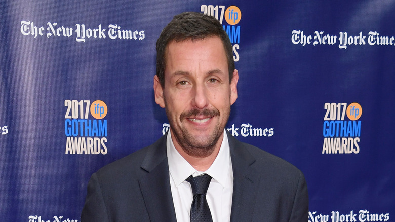 Adam Sandler smiling