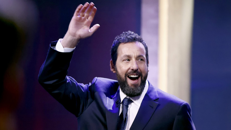 Adam Sandler waving