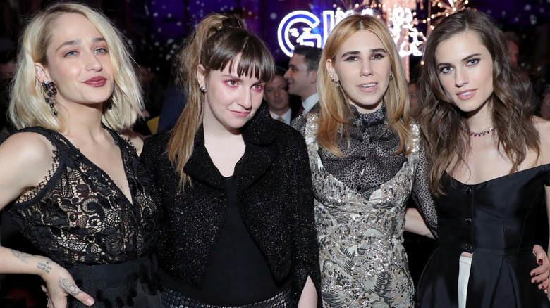 Allison Williams and the cast of Girls