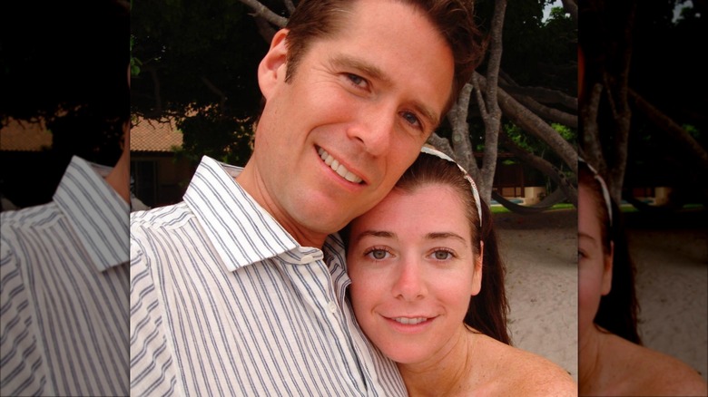 Alyson Hannigan and Alexis Denisof selfie