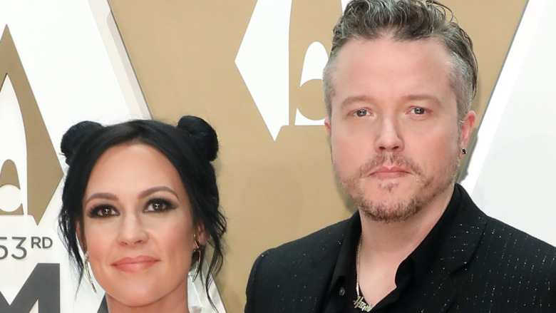 Jason Isbell and Amanda Shires, CMAs red carpet