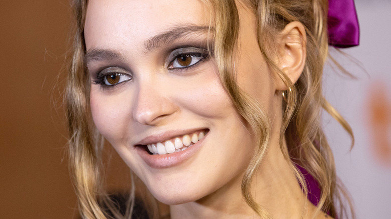 Lily-Rose Depp smiling