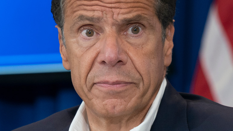Andrew Cuomo frowning