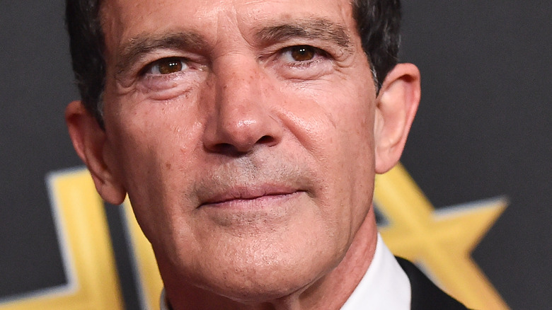 Antonio Banderas posing 