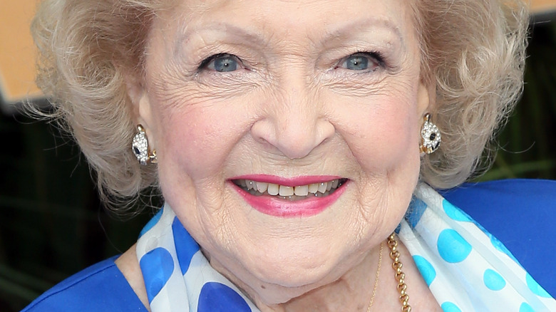 Betty White smiling