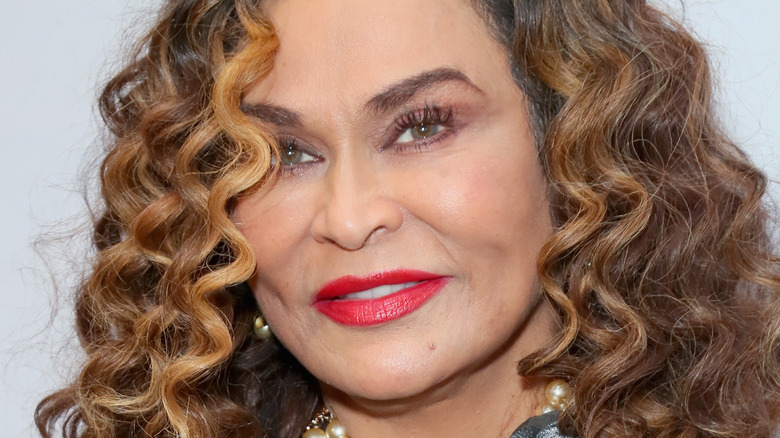 Tina Knowles smiling