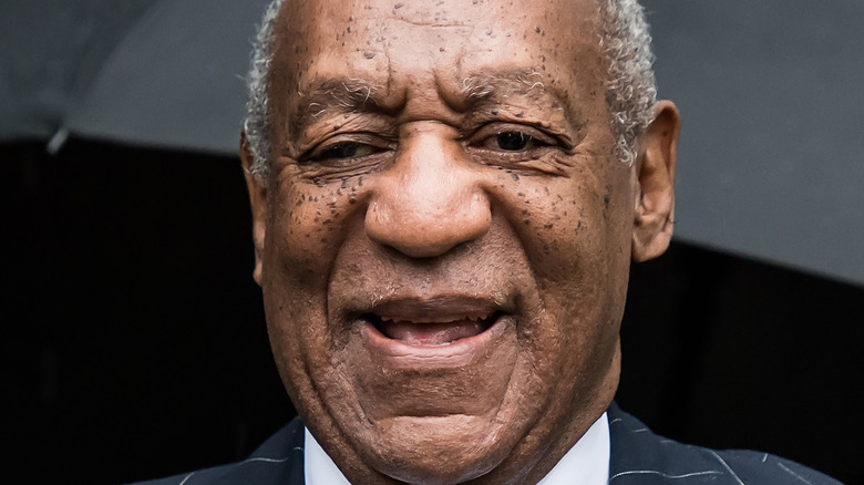 Bill Cosby outside court in 2018