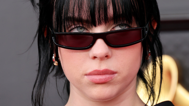 Billie Eilish wearing sunglasses
