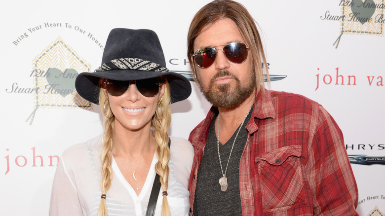 Tish Cyrus, Billy Ray Cyrus, smiling, 2015 photo