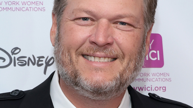 Blake Shelton smiling