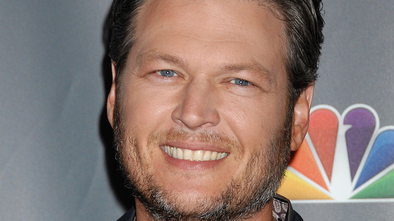 Blake Shelton smiling