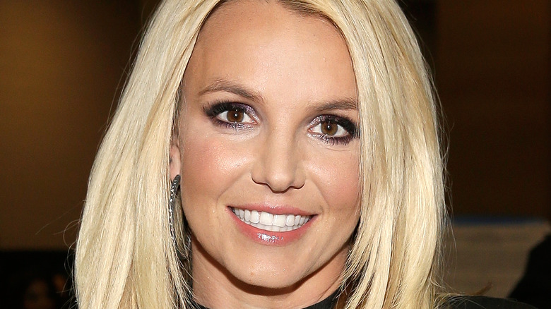 Britney Spears smiling