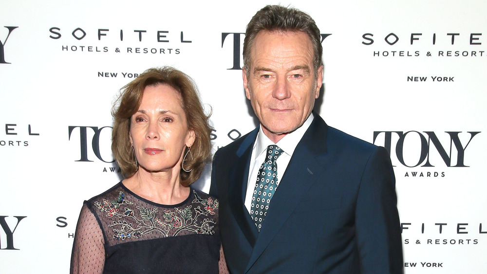 Robin Dearden and Bryan Cranston serious faces