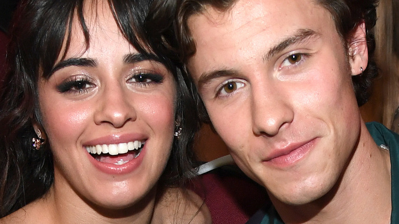 Camila Cabello and Shawn Mendes smiling